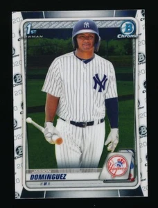 2020 1st Bowman Chrome Prospect Jasson Dominguez #BCP-8 Rookie Yankees🔥⚾️ MINT - Picture 1 of 2