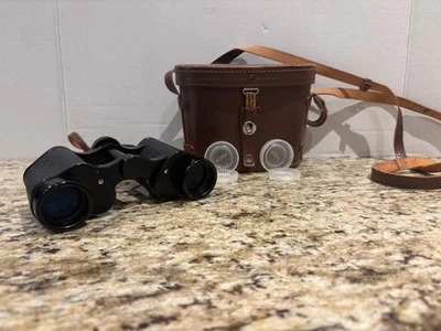 Yashica 8x30 campo 7,5 y-No. Binoculares 458727 con estuche y tapas de lentes Foto 1 de 4