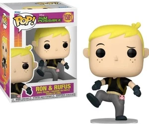 Funko POP! KIM POSSIBLE Disney 1581 Ron con Rufus - Imagen 1 de 1