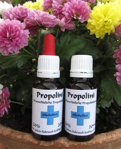 Tintura de propóleo natural 20 ml Propolini apicultor gotas sin alcohol sin alcohol - Imagen 1 de 3