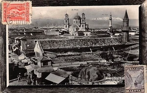 GENERAL VIEW OF HERAKLION CRETE GREECE REAL PHOTO POSTCARD 1930 1 - Picture 1 of 2