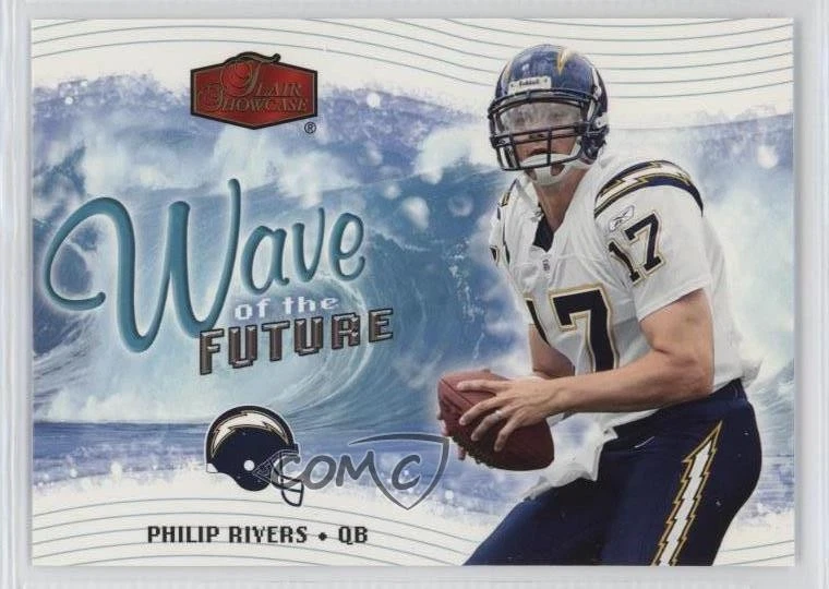 2006 Flair Showcase Wave of the Future Philip Rivers #WOTF21 - Image 1 of 2