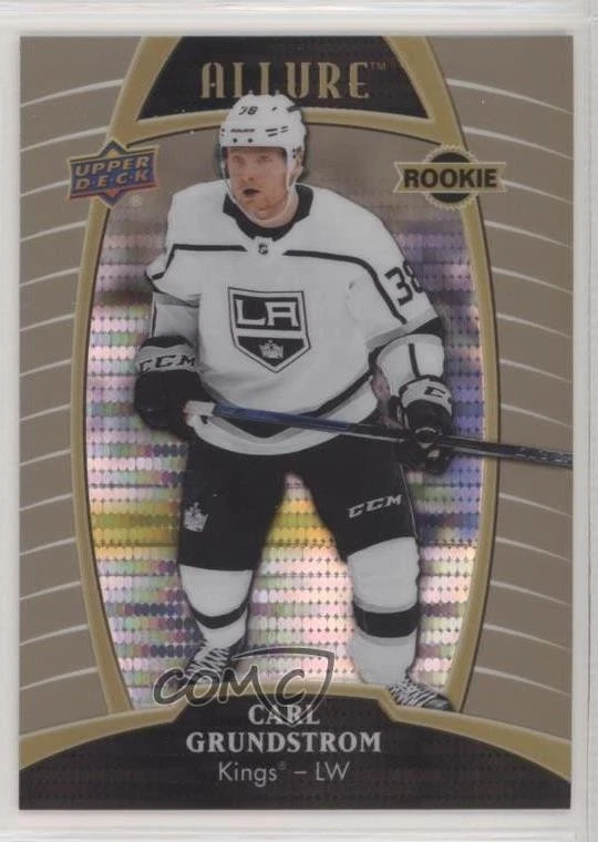 2019-20 Upper Deck Allure Rookies Pewter Carl Grundstrom #73 Rookie RC - Image 1 of 2