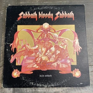 Black Sabbath Vinyl Sabbath Bloody Sabbath - Plays VG - Cover Lyric  Damage  - Picture 1 of 21