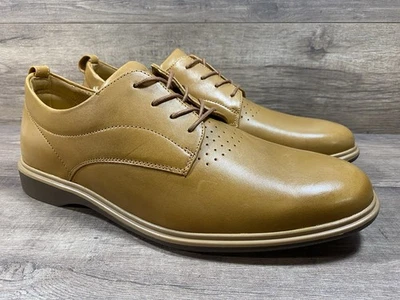 Amberjack The Original Brown Leather Oxford Comfort Soft Shoes Mens Size 12 M - Image 1 of 4