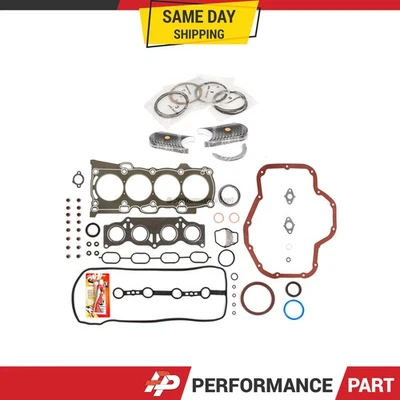 Full Gasket Set Bearings Rings Fit 2006 Toyota Rav4 2.4 - Image 1 of 4