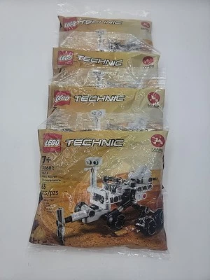 LEGO Technic 30682 NASA Mars Rover Perseverance Polybag Lot Of 4 New - Image 1 of 2
