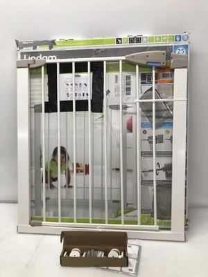 Lindam by Munchkin Sure Shut Porte Pressure Fit Safety Gate, White, 76-82 cm - Bild 1 von 4