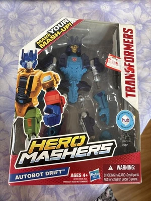 Transformers Hero Mashers Action Figure AUTOBOT DRIFT Retired Brand New Sealed - Image 1 of 4