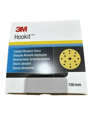 3M 50449 Hookit Coated Abrasive Disc P240+ 150mm 6 Inc Pack Of 100 - image 1 of 2