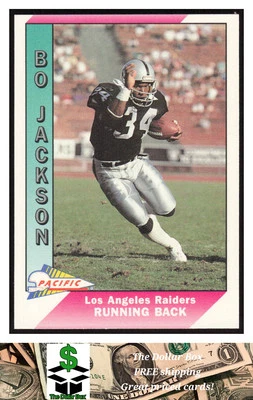 Pacific #234 1991 Bo Jackson - Los Angeles Raiders Foto 1 de 2