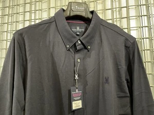 Psycho Bunny | Fantastica camicia nera in maglia | 9/XXXL - Foto 1 di 10