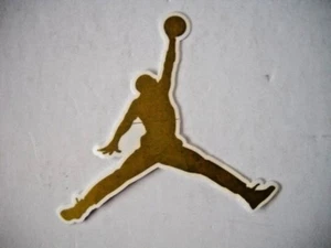 MICHAEL JORDAN JUMPMAN NBA LOGO VINTAGE STICKER PEEL STICK SPORTS BASKETBALL - Picture 1 of 4