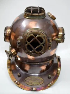 18" US Navy Mark V Diving Helmet Replica Antique Finish Decorative Items - Picture 1 of 11