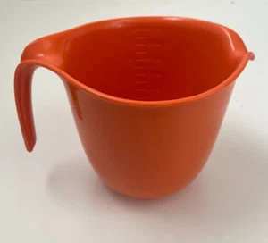 Brocca di misurazione ciotola batteria arancione Rubbermaid vintage impugnatura 6 tazze N Mix 2661 - Foto 1 di 6