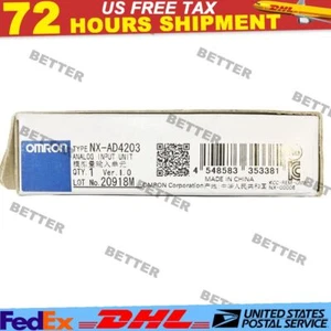 One New Omron NX-AD4203 Analog Input Unit NXAD4203 In Box - Bild 1 von 2