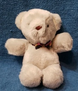 vintage Gund Grey Teddy Bear 9" Plush Stuffed Animal Vintage 1985 - Picture 1 of 11
