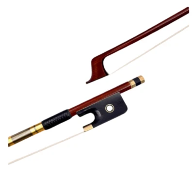 2pcs Advanced Pernambuco round Stick copper parts cello bow 4/4 Copper Mounted - Image 1 of 4