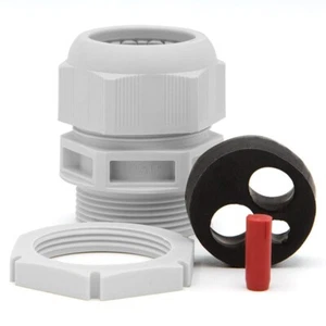 Wiska 10111319 TKEP 32+ IP68 Plastic Tails Gland Kit c/w Insert & Locknut - 32mm - Picture 1 of 1