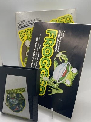 Frogger Atari 2600 CIB - MATCHING 1982 OG CART+BOX+MANUAL - Image 1 of 4