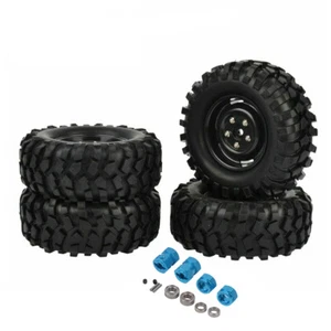 96mm Wheels Tires w/ Hex Adapters for Tamiya Hornet /Grasshopper /Wild One - Picture 1 of 13