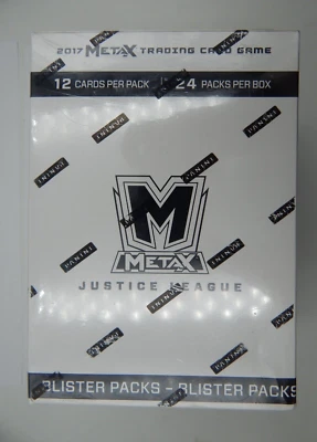 2017 Panini MetaX DC Comics Justice League TCG Blister Box Factory Sealed - Image 1 of 2