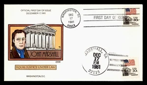 DR WHO 1981 FDC FLAG COLLINS HAND COLORED CACHET DUAL CANCEL m15114 - Picture 1 of 2