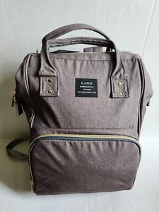 LAND braun Mama & Baby Wickel-/Reisetasche Rucksack - Canvas - schicke Mama Taschen neu - Bild 1 von 10
