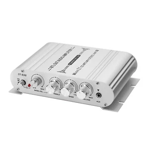 New Power Amplifier 400W 12V 2.1Channel Powerful Stereo Audio HiFi Car Home - Picture 1 of 10