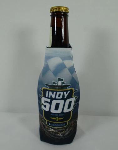 2021 Indianapolis 500 105TH Running Event Collector Bottle Hugger Cooler Cover