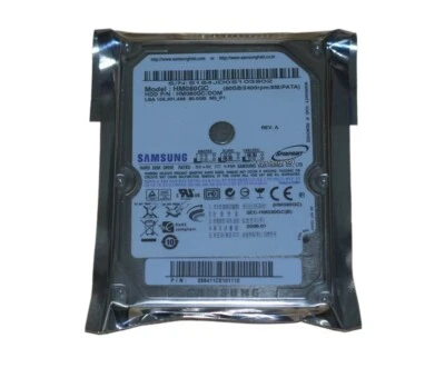 New Samsung 80GB HM08HC HM080GC 5400rpm IDE PATA 2.5" HDD For Laptop Hard Drive - Image 1 of 3