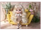 Middie Blythe Doll With Clothes Shoes Bjd Blonde Hair Shiny Face Petite Toy Gift