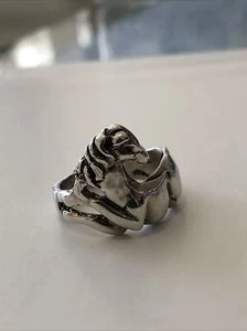 Rare Vintage 925 Sterling Silver Davian Horse Ring - Picture 1 of 6