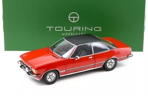 1:18 Touring Modelcars Opel Commodore B GS/E Coupe 1975 red/ black roof - Foto 1 di 5