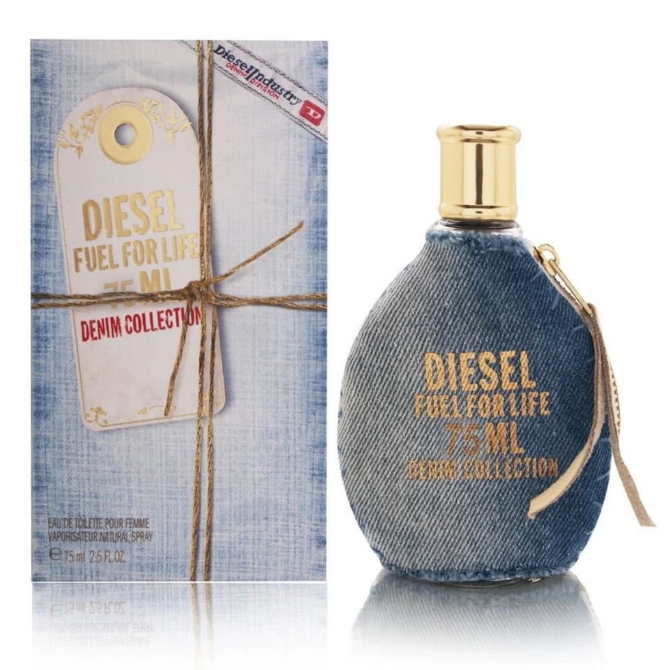 Diesel Fuel For Life Denim Collection EDT 2,5 FL OZ / 75 ML SPRAY NATURAL NUEVO EN CAJA Foto 1 de 1