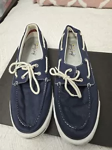 Converse Jack Purcell Boat Shoes Men's 12 Women’s 13.5 Navy Blue Low Profile - Picture 1 of 14