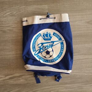 Drawstring canvas backpack bag, Russian soccer club Zenith, футбольный клуб...
