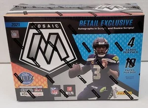 2021 Panini Mosaic NFL Mega Box RETAIL EXCLUSIVE BRAND NEW! FREE SHIP! - Picture 1 of 2