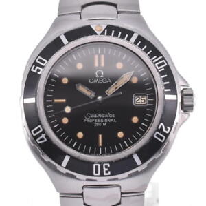 OMEGA Seamaster Professional 200M black Dial Quartz Men's Watch Ｄ#121896