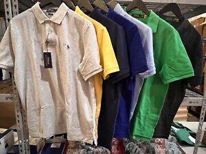 Polo Ralph Lauren Classic Fit Mesh Polo Shirts Short Sleeve Crew Neck w/Tag