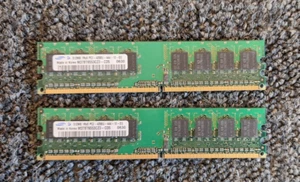 512MBx2 Mixed Brands PC2-6400  PC2-4200 Desktop RAM Memory - Picture 1 of 2