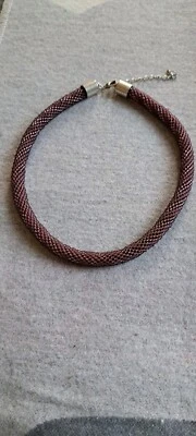 gehäkelte Perlenkette - Bild 1 von 3