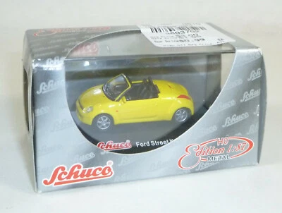 Mini auto deportivo de metal Schuco edición HO 1:87 - Ford StreetKA Street KA descapotable Foto 1 de 4