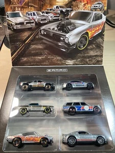 Hot wheels ZAMAC Collectors Box Set x 6 Autos BMW M2 Datsun Bluebird Ford Mustang - Bild 1 von 11