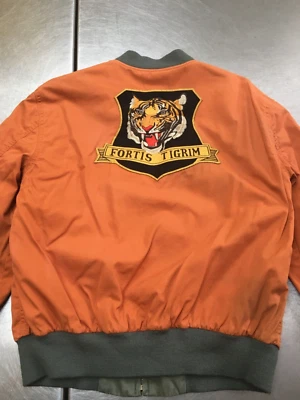 Ralph Lauren Rare Limited Edition Mens M 44in Reversible Military Flying Jacket - Image 1 of 4