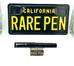 Vintage PARKER BLACK GIANT BHR FOUNTAIN PEN HUGE #12 nib FIRST MODEL - Picture 1 of 11