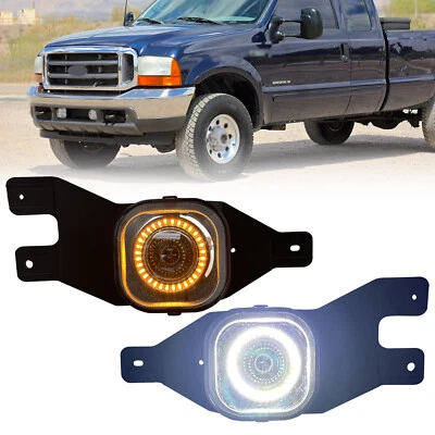 Luces antiniebla LED de doble color para Ford F250 F350 Excursion 1999-2004 luces de conducción Foto 1 de 4