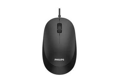 PHILIPS SPK7207B Mouse, Wired, USB 2.0, Ambidextrous Shape, for Right and Left H - Image 1 of 4