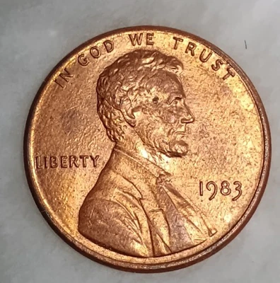 1983 Lincoln Memorial Пенни Двойная Штамповка Реверс Ddr. - Изображение 1 из 4