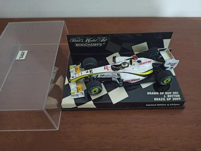 F1 Brawn Gp Bgp 001 J.Button Brazil Gp 2009 Minichamps 1/43 - Immagine 1 di 4